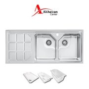 سینک ظرفشویی توکار کد 324S اخوان