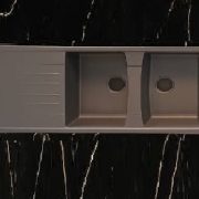 سینک ظرفشویی گرانیتی دو لگن نوک مدادی انیکو کد 503