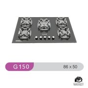 اجاق گاز 5شعله شیشه ایی پودنیس مدل G150
