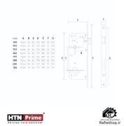قفل سوییچی اچ تی ان پرایم 7 سانت سری 4502 - تصویر 5