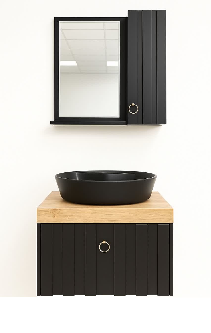 8128 کابین روشویی امتیس کد 8129-black - تصویر 1