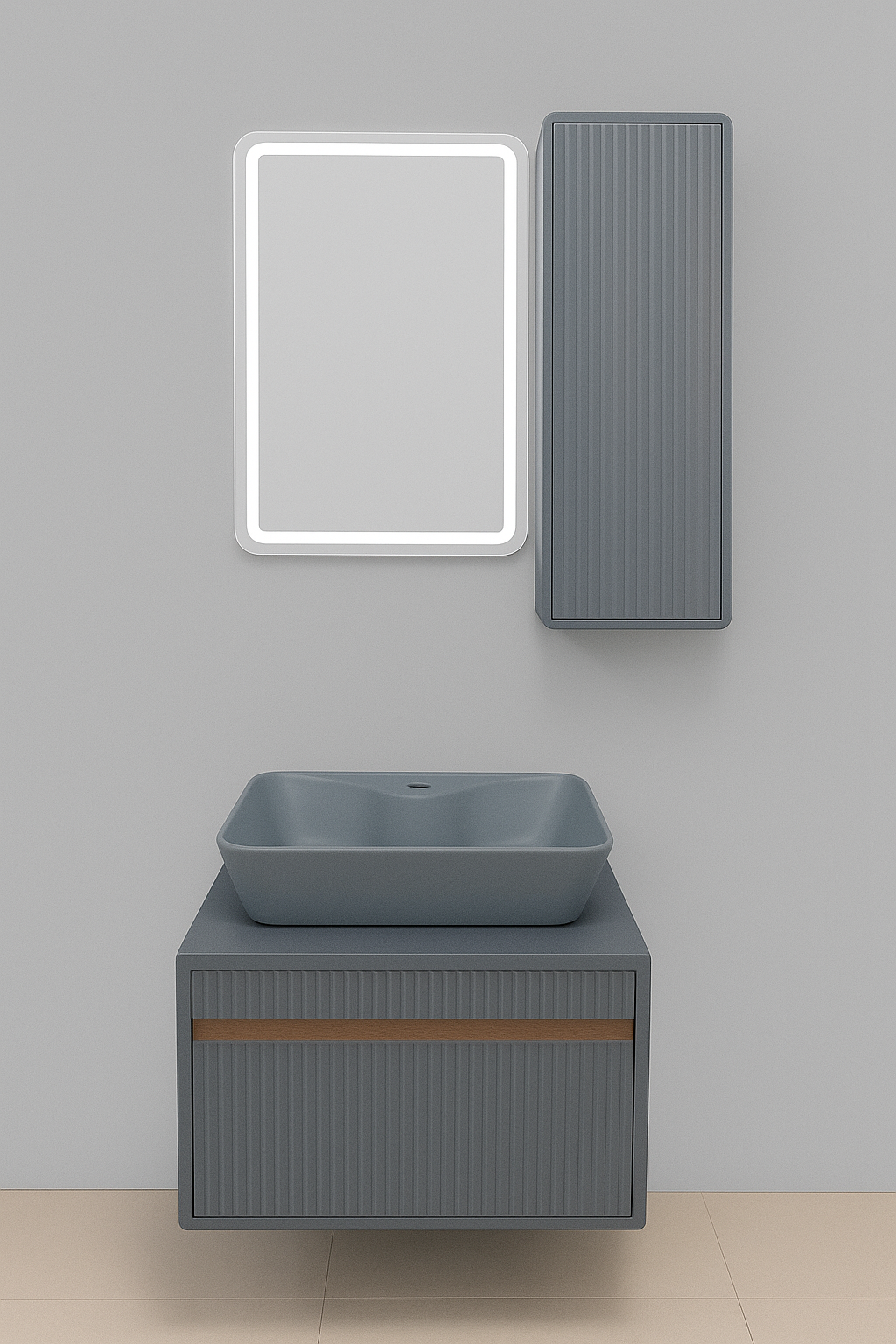 8112-Grey کابین روشویی امتیس کد LX601Grey - تصویر 1