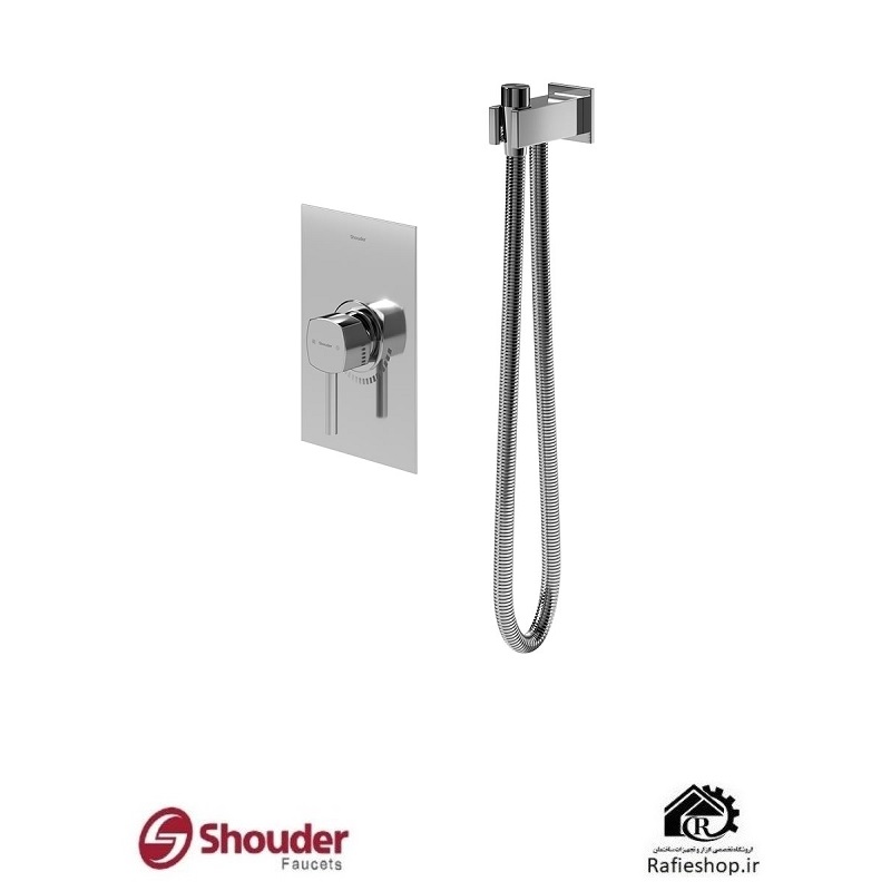 رومر-2-کروم مات شیر توالت توکار شودر مدل رومر کروم مات - تصویر 1