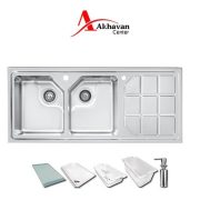 سینک ظرفشویی توکار کد 324 اخوان+جامایع